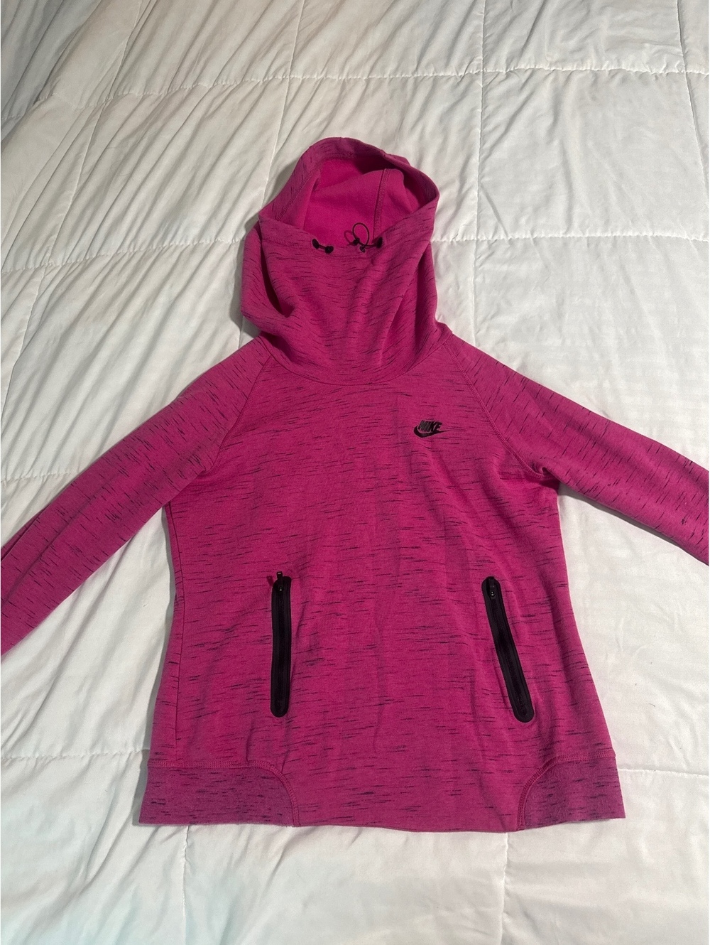 Nike‎ Pink Hooded Pullover Sweatshirt